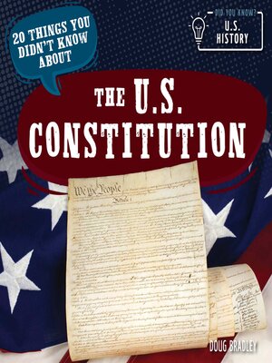 cover image of 20 Things You Didn't Know About the U.S. Constitution